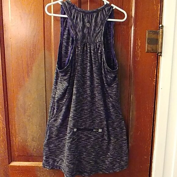 2/$20 Tangerine Exercise Tank Top Heather Blk - Picture 2 of 6